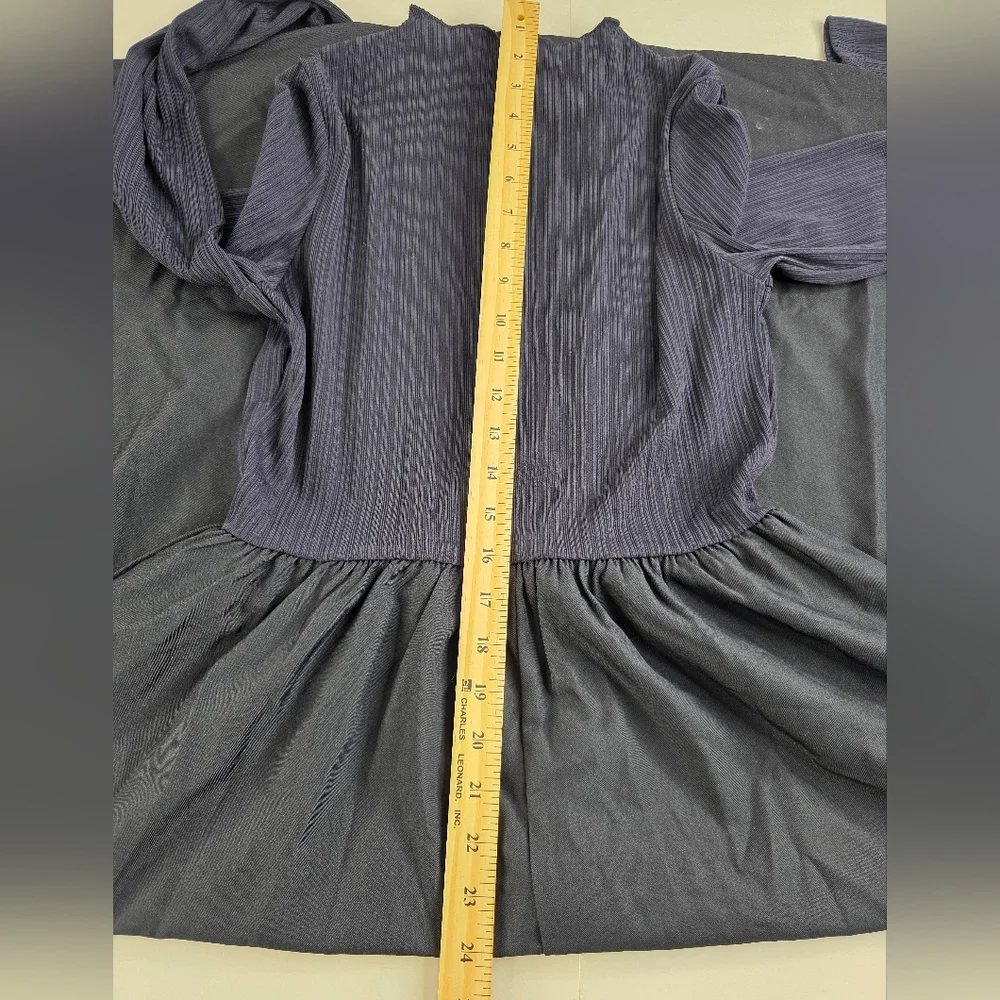 Grace Karin S Navy Blue Long Sleeve Dress 0773-t